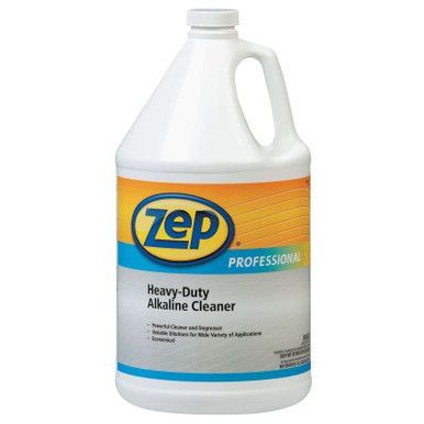 Zep Inc. Heavy-Duty Alkaline Cleaner, Clear Blue-Green, 1 Gal Bottle, 4/CA, #1041480