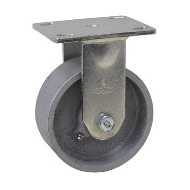 5" x 2" Rigid Steel Plate Caster WC6650R-01-STL