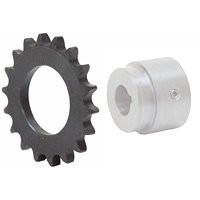 36 Tooth 40 Pitch Series X Weld-On Roller Chain Sprocket 40X36B
