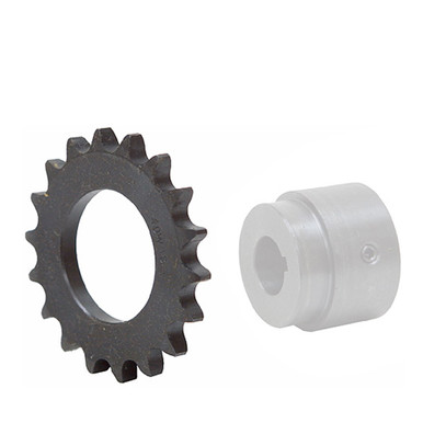 10 Tooth 60 Pitch Series V Weld-On Roller Chain Sprocket 60V10B