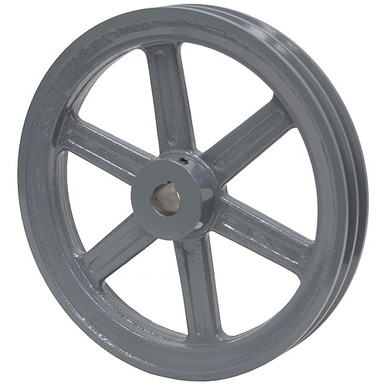 7.75 OD 1 Bore 2 Groove Pulley