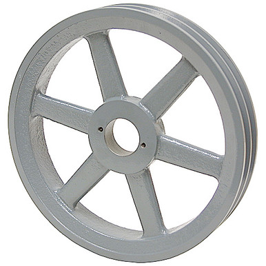 11.75 OD H-Bushing Double Groove Pulley