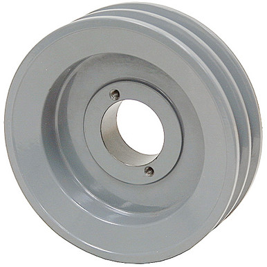 5.75 OD H-Bushing Double Groove Pulley