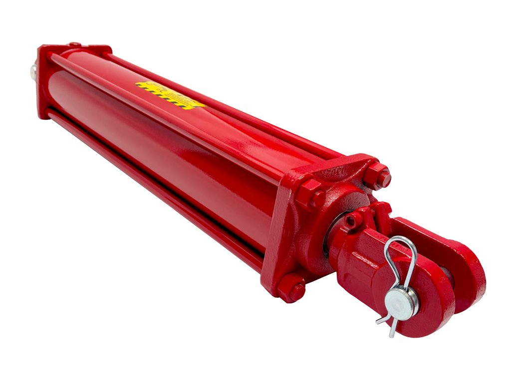 3.5" bore x 34" stroke CROSS tie rod hydraulic cylinder DB