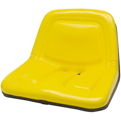 135 Deluxe High-Back Yellow Seat Black Talon 135001YE