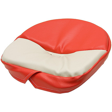 503 Deluxe Red/White Pan Seat Cushion Black Talon 503000RW