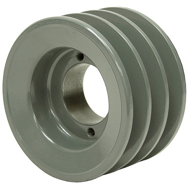 9.75 OD H-Bushing Triple Groove Pulley