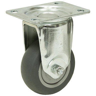 3-1/8x1-1/4 Rhombus Rigid Plate Caster
