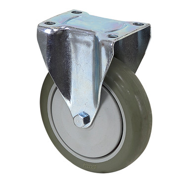 5" x 1-1/4"Rigid Plate Caster Colson