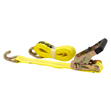 3000 lbs 15 Foot J Hook Ratchet Tiedown Strap