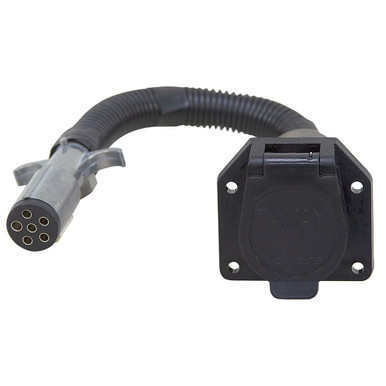 6-Way Round to 7-Way Flat Adapter Buyers Products TC1067P