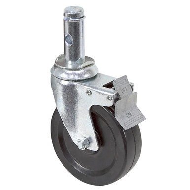 5" x 1-1/4" Scaffold Caster w/Brake FP5SC106N8SM
