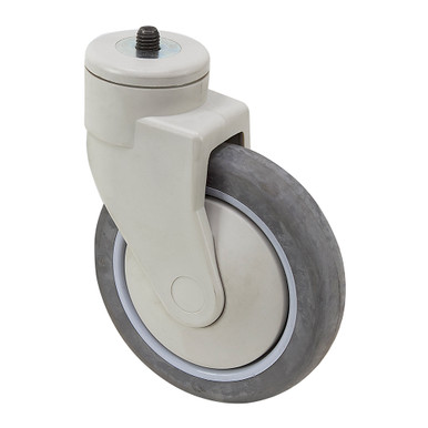 6" x 1-1/4" Swivel Threaded Stem Caster