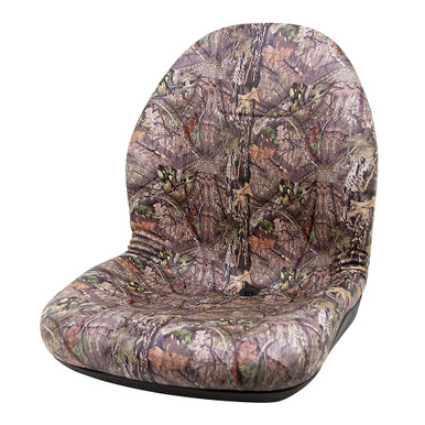 1490 Ultra-High Back Camouflage Plastic Pan Seat Black Talon 149000C