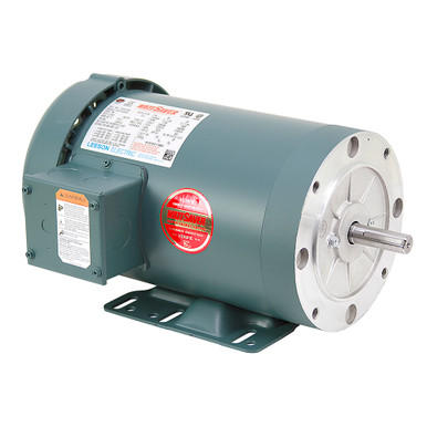 2 HP 230/460 Volt AC 3 Phase 1800 RPM Motor Leeson 116747.00