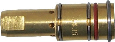 Best Welds Gas Diffusers, Brass, For Bernard MIG Guns & 7400 Series Contact Tips, 400-600A, 1 EA, #4435