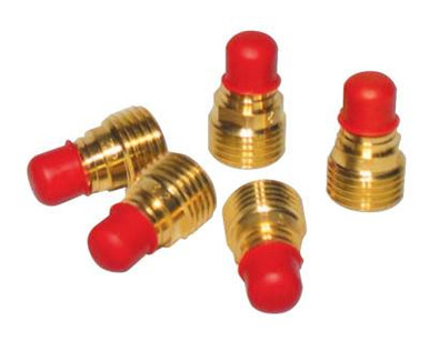 Best Welds Gas Lense Collet Bodies, Sz 1/8 in, Nozzle Sz 8, Used on Torches 9; 20; 22; 25, 5/PK, #45V45