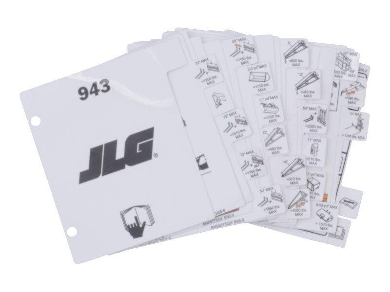 JLG Part # 1001212420 – Booklet