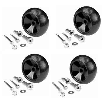 Rotary 4 Pack of Replacement Wheel Kits For Mowers - 10250-4PK