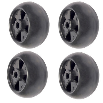 Rotary 4 Pack of Replacement Deck Wheels For Mowers - 10724-4PK