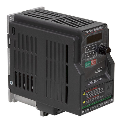 1 HP 230 Volt AC 1 Phase Input 3 Phase Output Variable Frequency Drive Motor Controller TECO-Westinghouse L510-201-H1-U