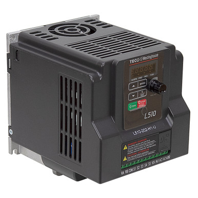 2 HP 230 Volt AC 1 Phase Input 3 Phase Output Variable Frequency Drive Motor Controller TECO-Westinghouse L510-202-H1-U