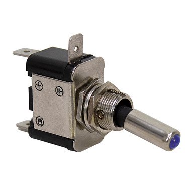 SPST Lighted Tip Toggle Switch BlueLED CES 66-2051