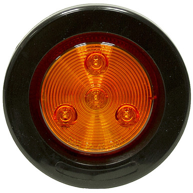 2-1/2" 4 LED Amber Round Marker Light Buyers Products 5622524