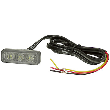2.56" 3 LED Clear Strobe Light Buyers Products 8891404