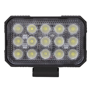 12-24 Volt DC 9000 Lumen 15 LED 5.9" Rectangular Flood Light Buyers Products 1492196