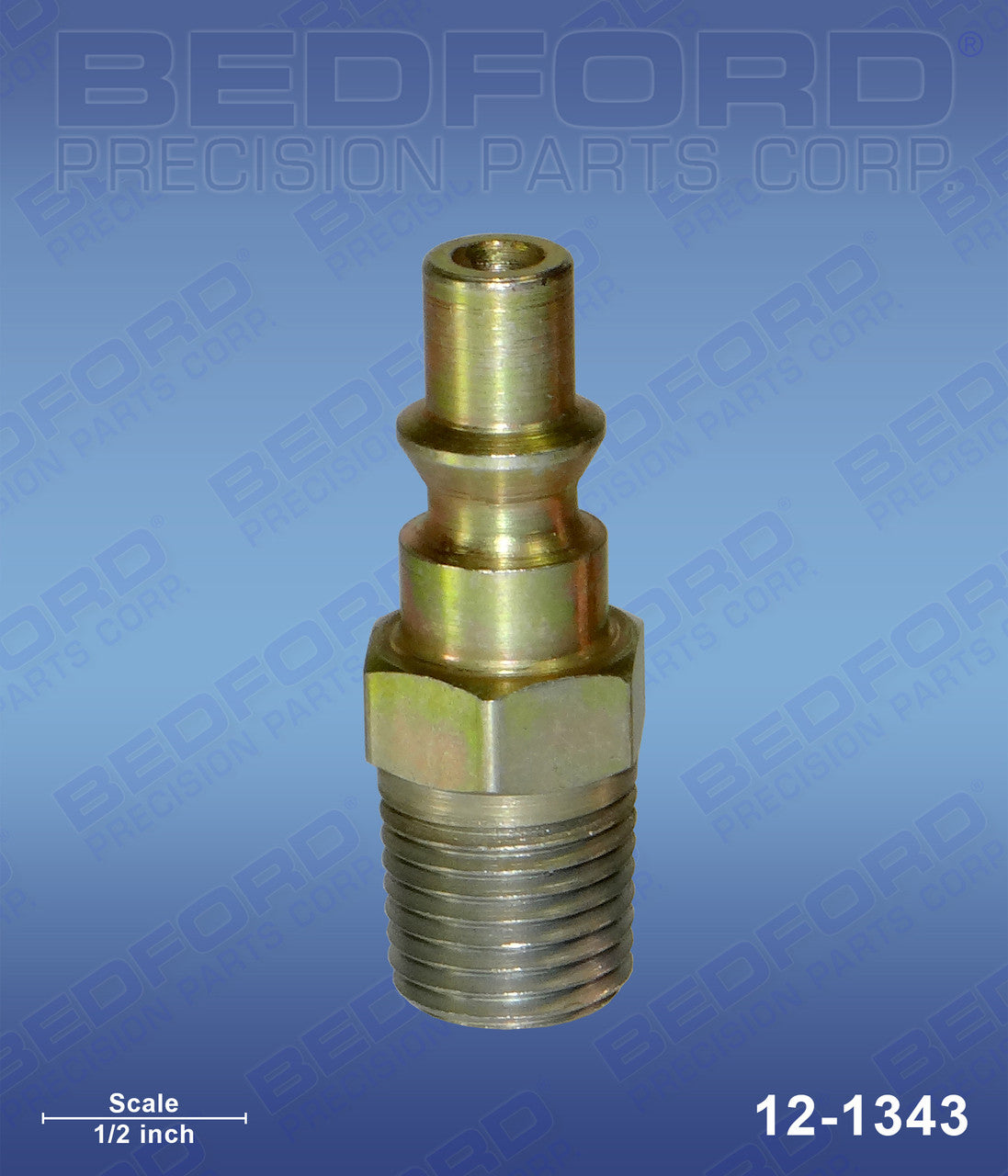 Bedford Quick Disconnect Plug 1/4" NPT(m)