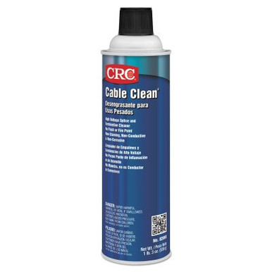 CRC Cable Clean High Voltage Splice Cleaner, 20 oz Aerosol Can, 12 CN/CA, #2069