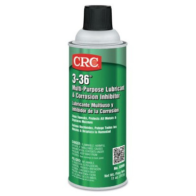 CRC 3-36 Multi-Purpose Lubricant & Corrosion Inhibitor, 16 oz Aerosol Can, 12 CN/CA, #3005