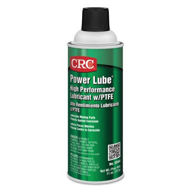 CRC Power Lube High-Performance Lubricants with PTFE, 11 oz, Aerosol Can, 12 CN/CA, #3045