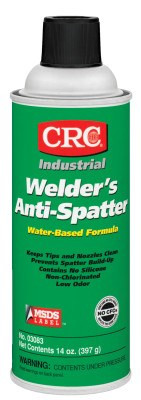 CRC Welder's Anti-Spatter Spray, 16 oz Aerosol Can, 12/CA, #3083