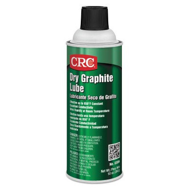 CRC Dry Graphite Lube, 10 oz, Aerosol Can, Black, 12 CN/CA, #3094