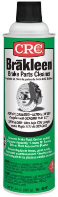 CRC Brakleen Non-Chlorinated Brake Parts Cleaners, 14 oz Aerosol Can, Very Low VOC, 12 CN/CA, #5151