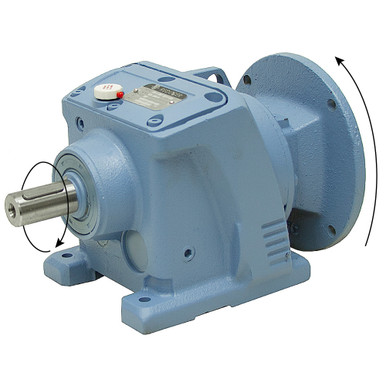 52.24:1 Size 37 1 HP Inline Cast Iron Gear Reducer Worldwide WINL37-50/1-56C