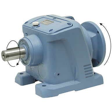 63.07:1 Size 67 1 HP Inline Cast Iron Gear Reducer Worldwide WINL67-60/1-56C