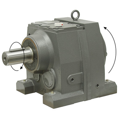87.27:1 Size 87 2 HP Inline Cast Iron Gear Reducer Worldwide WINL87-80/1-145TC