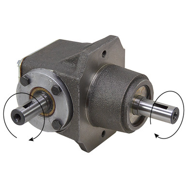 10 HP 1.2:1 RA 3600 RPM Same Rotation In/Out Peerless 1050-012 Gearbox