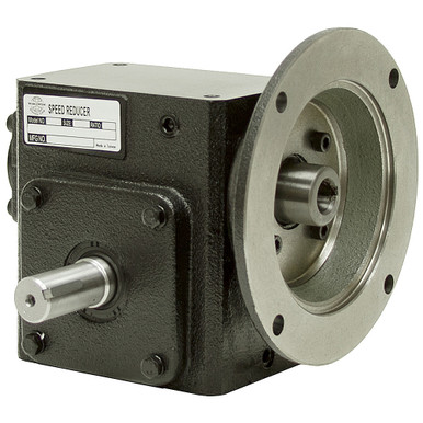 30:1 Right Angle Cast Iron Worm Gear Reducer 0.89 HP 56C Left Output Worldwide HDRF-175-30-L-56C