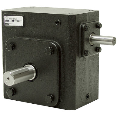 40:1 Right Angle Cast Iron WormGear Reducer 3.35 HP Left Output Worldwide HDRS-325-40-L