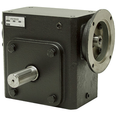 50:1 Right Angle Cast Iron Worm Gear Reducer 2.49 HP 56C Left Output Worldwide HDRF-325-50-L-56C