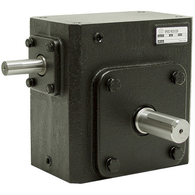 60:1 Right Angle Cast Iron WormGear Reducer 2.03 HP Right Output Worldwide HDRS-325-60-R