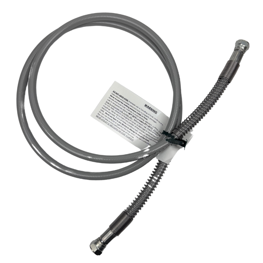 Bedford Whip Hose: 6' x 1/4", 5000 PSI