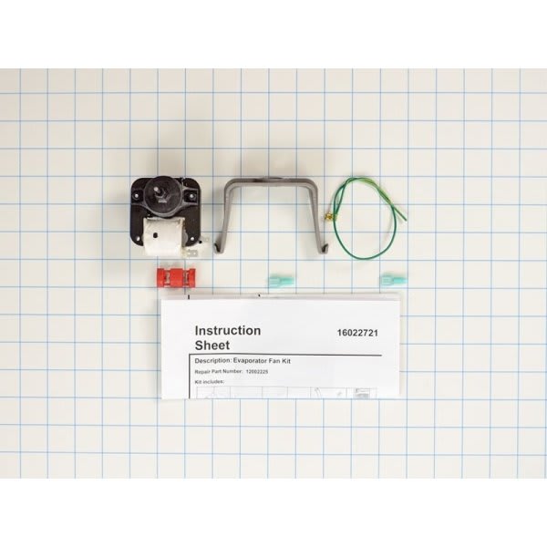 Whirlpool Replacement Evaporator Fan Motor For Refrigerator, Part# 12002225