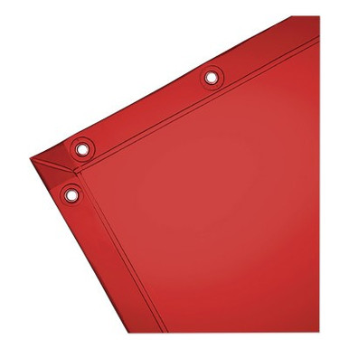 Jackson Safety See-Thru Orange Welding Curtain, 6 ft X 8 ft, Vinyl, 1 EA, #36307