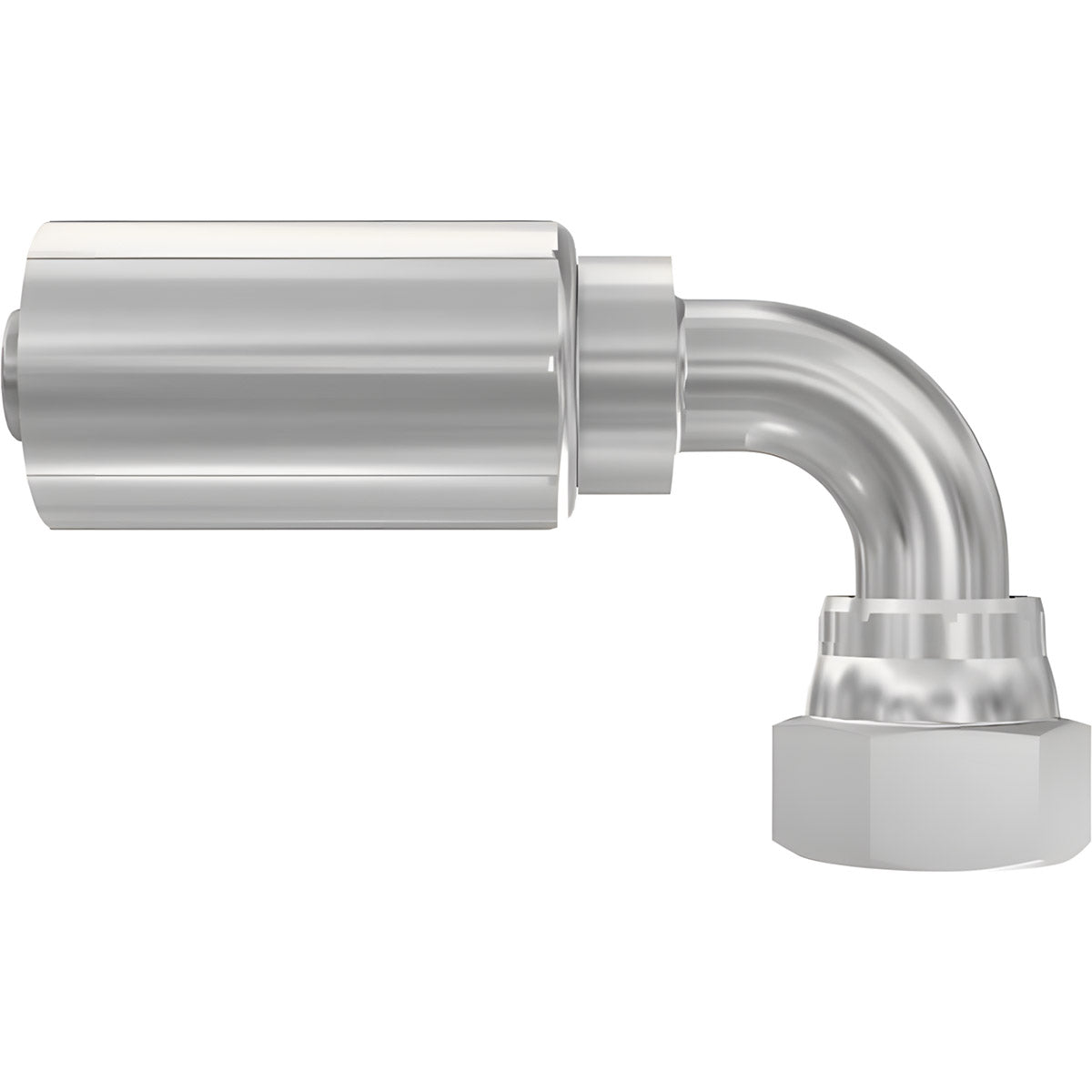 1/2 INCH HOSE X 7/8 JIC FEMALE ELBOW - 90 SWIVEL