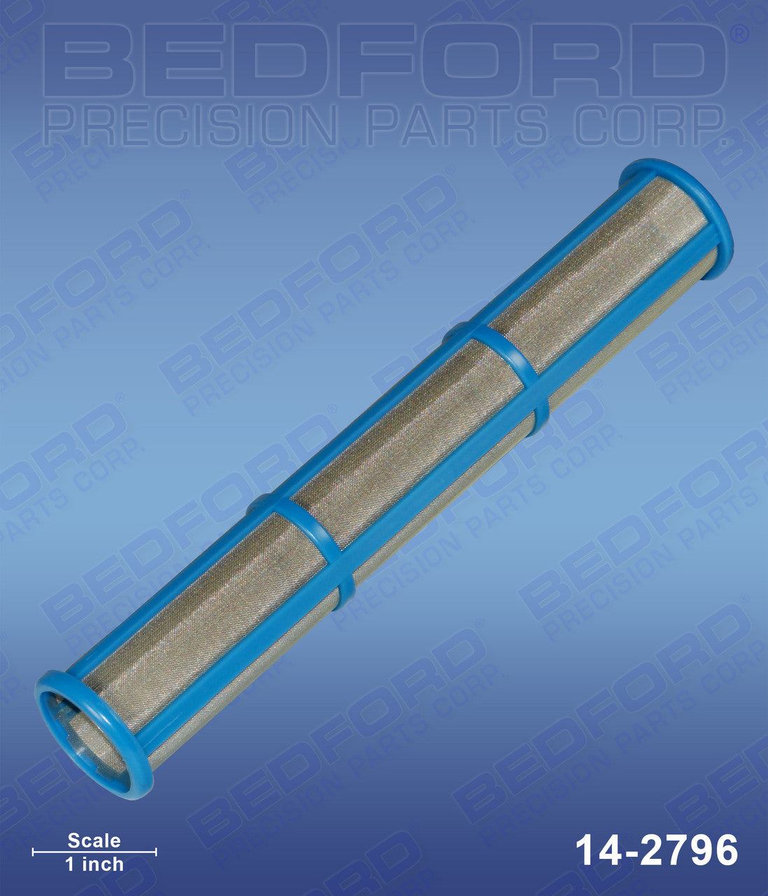 Graco 244065 Replacement Outlet Filter: 100 Mesh, Long, Blue